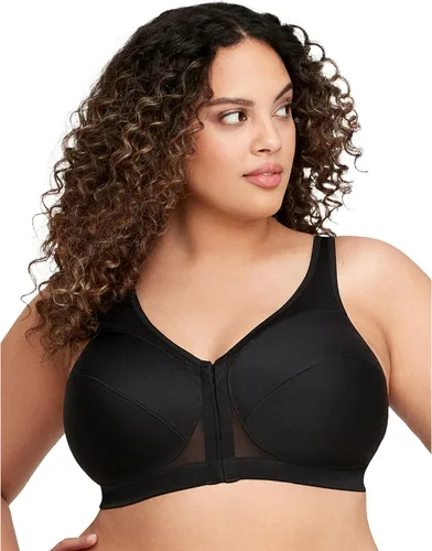 Vista 16 de Sostén Glamorise de mujer, tamaño plus, postura mágica elevada, apoyo de espalda, negro, 48I