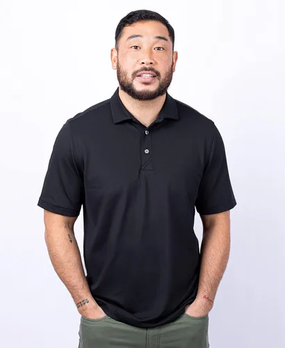 Vista 4 de Cutter & Buck Polo reciclado Virtue Eco Piqué de manga corta para hombre