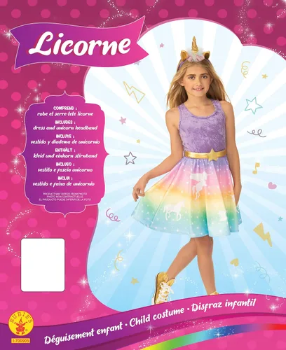 Vista 2 de Rubie's Kids Unicorn Girl Costume