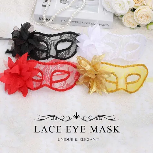 Vista 7 de Tgirls Máscara de mascarada para mujer, máscaras de encaje de flores, máscara sexy para ojos, disfraz de fiesta, baile de graduación, máscara facial
