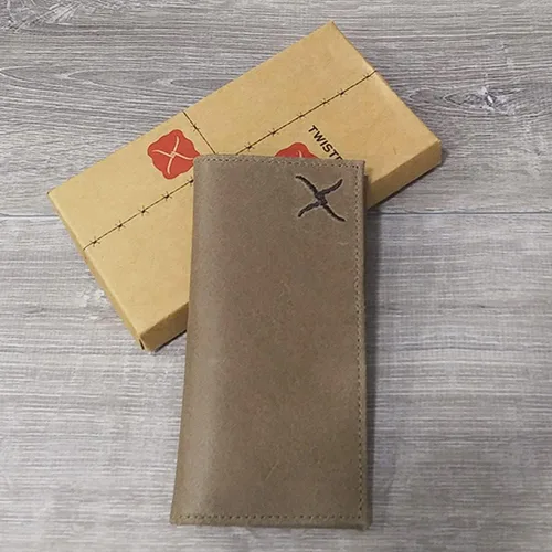 Vista 2 de Twisted X - Funda de piel para hombre diseño de rodo color negro
