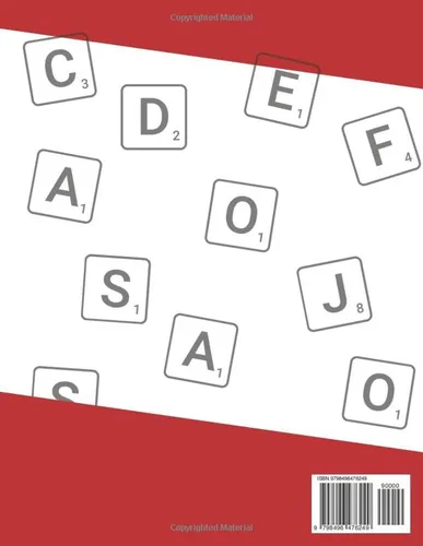 Vista 2 de Scrabble Score Board Scoring Sheets For Scrabble Players & Lovers