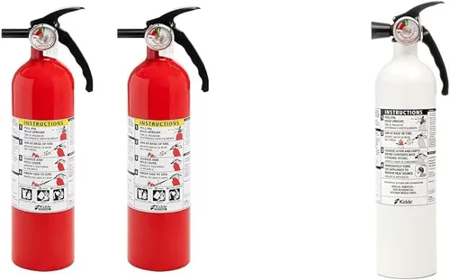 Vista 10 de Kidde Extintor de incendios para el hogar, 1-A:10-B:C, extintor de productos químicos secos, rojo, soporte de montaje incluido y extintor