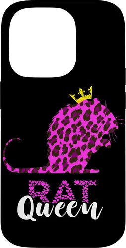 Vista 17 de Rat Queen Crown Leopard Mouse Rat Lover Rodent Rat Owner Case for iPhone 17
