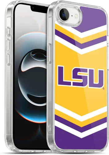 Vista 136 de Head Case Designs Funda de gel suave con licencia oficial de la Universidad Estatal de Louisiana LSU Camou compatible con Apple iPhone 7 Plus/iPhone