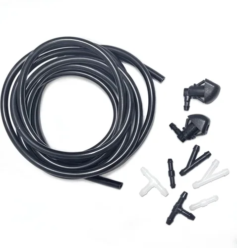 Vista 8 de Kit de boquillas de limpiaparabrisas delantero para Honda Pilot 2009 2010 2011 2012 2013 2014 2015 76810-SZA-A01ZA limpiaparabrisas con manguera