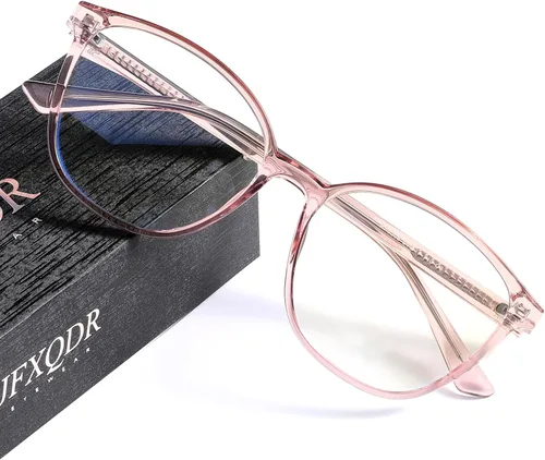 Vista 15 de Gafas de computadora con bloqueo de luz azul para mujer
