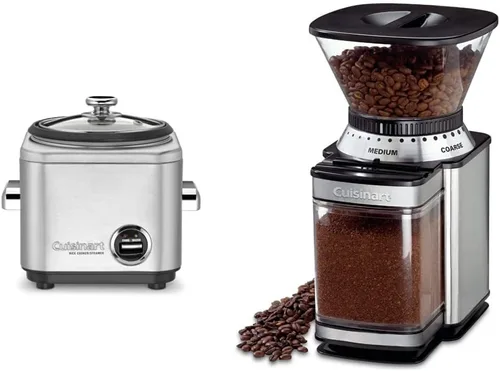 Vista 6 de Cuisinart CRC-400P1 - Arrocera de 4 tazas, exterior de acero inoxidable