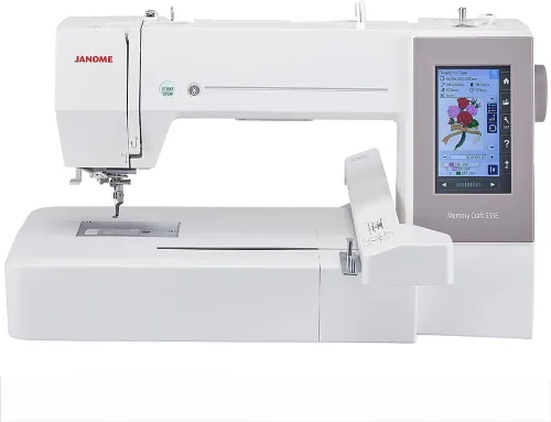 Vista 5 de Janome Memory Craft 500E Máquina de bordado