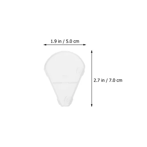 Vista 3 de Beaupretty Cepillo para rubor, pluma de maquillaje, 6 piezas, cubierta de cepillo de maquillaje, cosmético, protector de cepillo de belleza