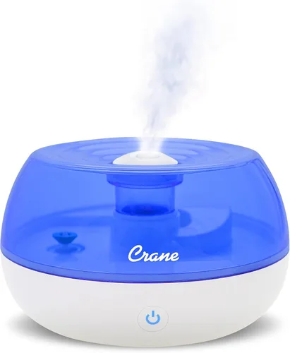 Vista 9 de Crane Humidificador ultrasónico de niebla fría, azul y blanco