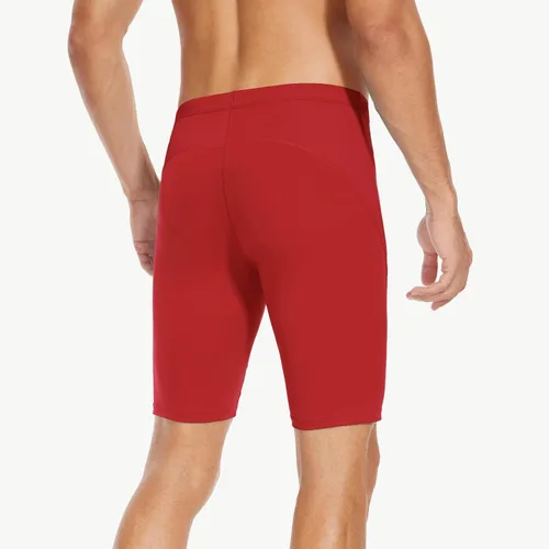 Vista 42 de Traje de baño deportivo competitivo para hombre, traje de entrenamiento de resistencia de carreras, pantalones cortos de natación de secado rápido