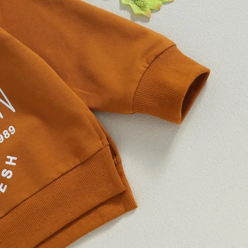 Vista 5 de DuAnyozu Ropa de bebé de Halloween, sudadera de calabaza, suéter de manga larga, suéter de manga larga, trajes de otoño
