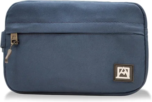 Vista 8 de Avalanche Neceser de viaje organizador esencial Dopp Kit Accesorios bolsa, Gris, Kit Dopp grande