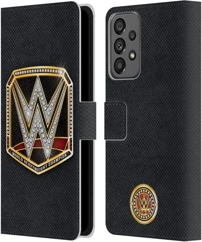 Vista 139 de Head Case Designs Officially Licensed WWE Cruiserweight Champion Title Belts Leather Wallet Case Compatible with Samsung Galaxy A07 4G Campeón