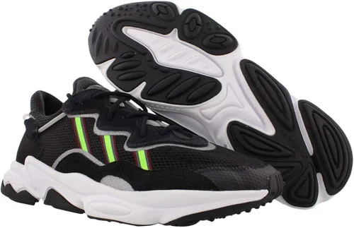 Vista 2 de adidas Ozweego Core BlackSolar GreenOnix EE7002 para hombre (talla 8), NegroSolar Green-Onix, 8