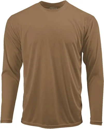 Vista 6 de DRI-Equip - Camisas de manga larga para deporte, disipa la humedad. Blanco