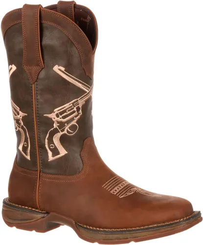 Vista 12 de Durango Botas Rebel Western para hombre Cactus de café