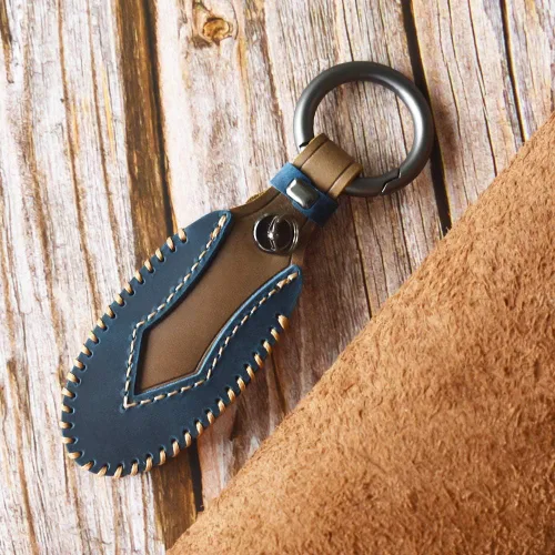 Vista 3 de SANRILY Funda de llave inteligente de 3 botones para Nissan Armada Rogue Murano 370Z Leaf Juke Quest Pathfinder, funda protectora de llave remota