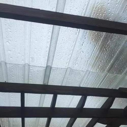 Vista 3 de Panel de techo resistente a impactos, paneles de techo silenciosos para sombra, revestimiento de pared, paneles de iluminación diurna de fibra de 11
