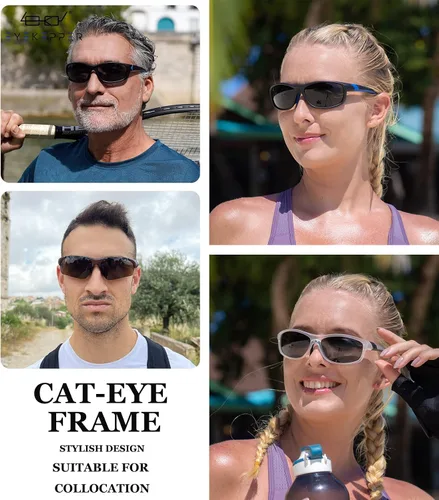 Vista 2 de Eyekepper Gafas de sol deportivas bifocales polarizadas para mujer