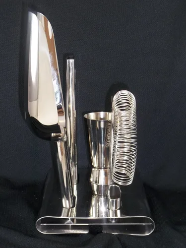 Vista 2 de Hotel Collection Barware, Stainless Steel 5 Piece Bar Tools Set