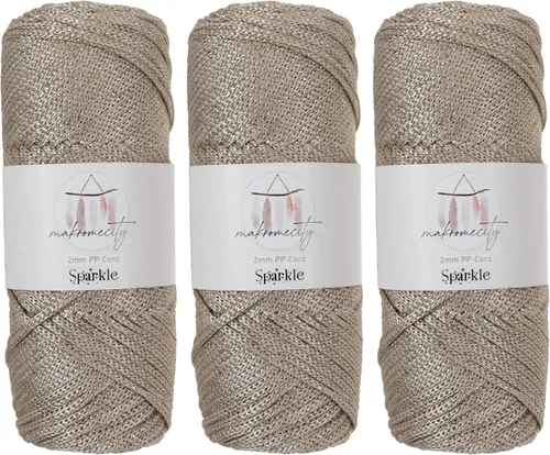 Vista 20 de Makromecity, Cordón de macramé de poliéster de 2 mm x 38 metros (125 yardas) 2 mm de polipropileno, cordón de macramé para crochet, bolsa