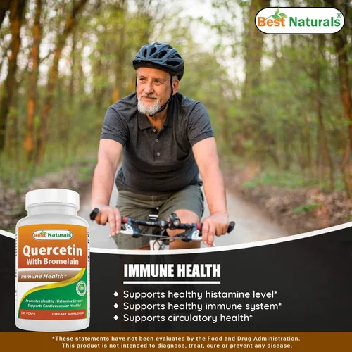 Vista 4 de Best Naturals NAC 600 mg y quercetina con bromelina