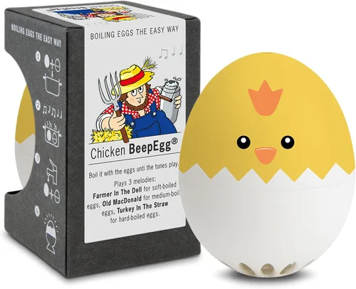 Vista 11 de BeepEgg Oso – Temporizador de Huevos para Hervir Huevos – Cocinador de Huevos Musical para Huevos Blandos, Medios y Duros – Seguro para Alimentos