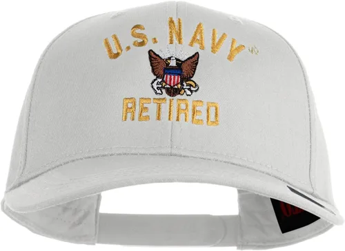 Vista 26 de e4Hats.com Gorra bordada militar retirada de la Marina de los EE