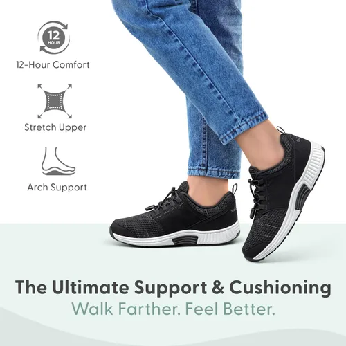 Vista 12 de Orthofeet Zapatillas ortopédicas de punto Francis sin ataduras para mujer