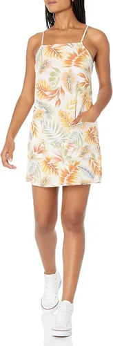 Vista 8 de Billabong Vestido corto de verano recto redondo tejido para mujer Multi