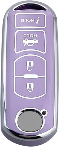Vista 10 de Funda protectora para llavero compatible con Mazda 3/6/8 Miata MX-5 CX-5 CX-9 RX-8 Atenza Accesorios