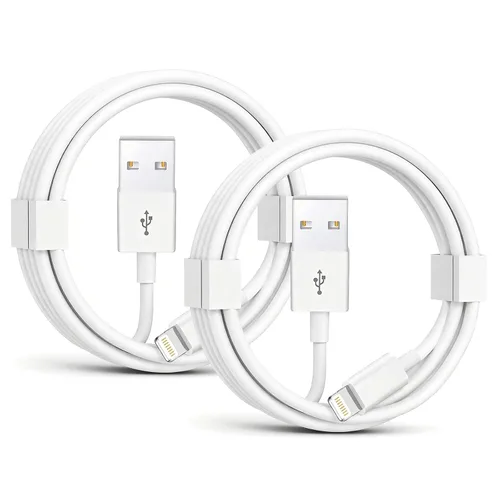 Vista 7 de Cable original [certificado Apple MFi] Cable Lightning a USB compatible con iPhone 13/12/11 Pro Max/XS MAX/XR/XS/X/8/7/Plus/6S iPad AirPods, iPod