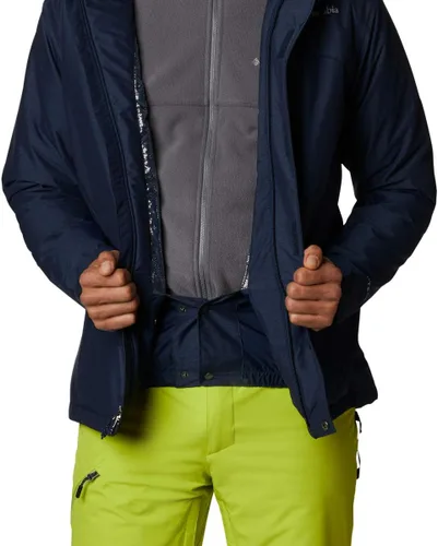 Vista 8 de Columbia Chaqueta Last Tracks para hombre, Collegiate Navy Melange, talla L