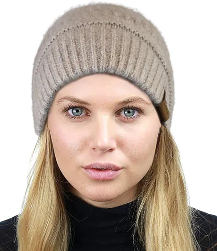 Vista 559 de C.C Trendy Warm Chunky Soft Stretch Cable Knit Beanie