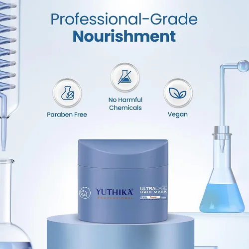 Vista 7 de Yuthika Mascarilla Profesional UltraCare 16.9 fl oz Tratamiento Acondicionador Profundo