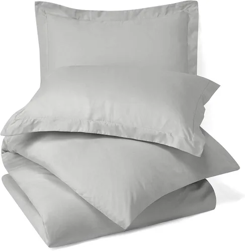 Vista 28 de Juego de cama de 5 piezas, 100% algodón egipcio de 600 hilos, fundas de almohada y sábana bajera con bolsillo extra profundo, ropa de cama suave