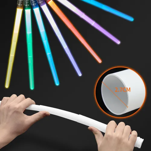 Vista 5 de Skywalker Disfraz con túnica de sable de luz para hombre, espada ligera, trajes de Halloween para adultos Blanco