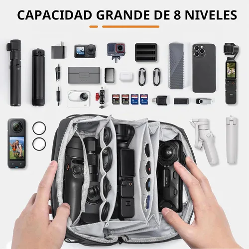 Vista 2 de Funda de transporte para Insta 360 X6/Luna Osmo Pocket 3 Bolsa