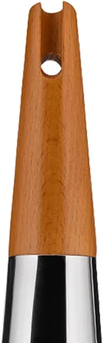 Vista 3 de Alessi Rallador gigante de queso y nuez moscada "Todo" en acero y madera, plata