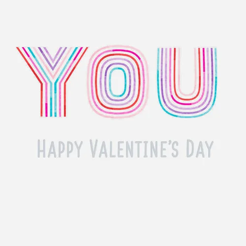Vista 3 de Hallmark Paquete de tarjetas del día de San Valentín, amor con purpurina (10 tarjetas de San Valentín con sobres)