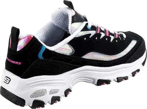 Vista 5 de Skechers D'Lites-Life Saver - Tenis de espuma viscoelástica con cordones para mujer