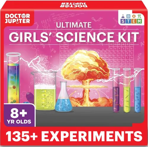 Vista 10 de Doctor Jupiter Set de Regalo Científico Primero para Niñas de 4+ Set de Kit Científico Primero para Niñas y Kit Científico Increíble Ideas