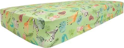 Vista 8 de Posh Peanut Sábana bajera para cuna, viscosa de bambú suave, 52 x 28 in Antonieta