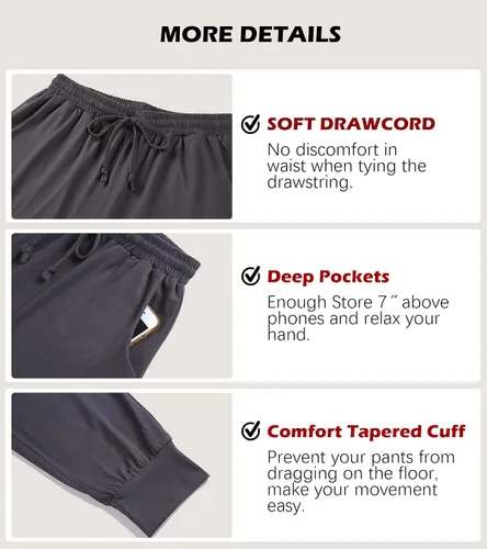 Vista 4 de Envlon Womens Yoga Sweatpants Loose Lightweight Workout Joggers Pants Drawstring Comfy Casual Lounge Pants with Pockets