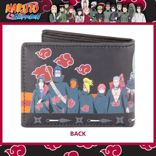 Vista 6 de Concept One Naruto - Billetera plegable, delgada con lata decorativa para hombres y mujeres, multicolor, Multi, Naruto - Billetera plegable, delgada