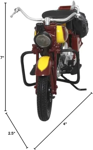 Vista 6 de NewRay Juguetes: Indian Sport Scout 1934 1:12, Marrón