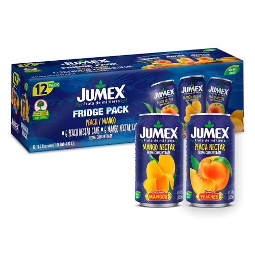 Vista 17 de Jumex Néctar de manzana Lata reciclable con forro sin BPA 11.3 onzas líquidas (paquete de 24)