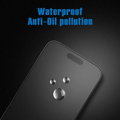 Vista 7 de Mothca Paquete de 2 protectores de pantalla de vidrio mate de cobertura completa para iPhone Air de 6.5 pulgadas, antirreflejos, antihuellas, borde